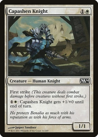 Capashen Knight (M14) #11 Common Magic 2014 (M14) Magic: The Gathering: 2013