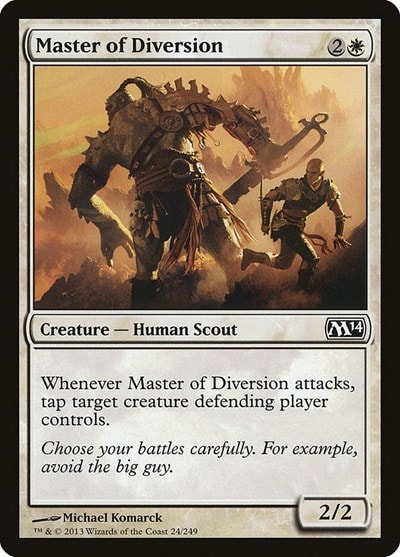 Master of Diversion (M14) #24 Common Magic 2014 (M14) Magic: The Gathering: 2013