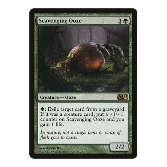 Scavenging Ooze (M14) #195 Rare (Lightly Played) Magic 2014 (M14) Magic: The Gathering: 2013