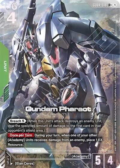 Gundam Pharact LR (GD04) #GD04-018 LR+ (Holofoil Near Mint) Phantom Aria Gundam Card Game: 2026