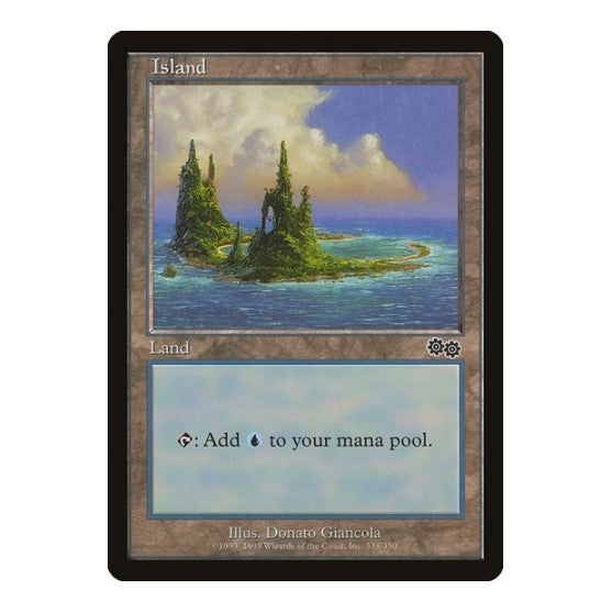 Island 338 (USG) #338 Land Urza's Saga Magic: The Gathering: 1998
