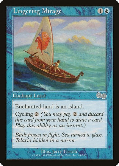 Lingering Mirage (USG) #84 Uncommon (Moderately Played) Urza's Saga Magic: The Gathering: 1998