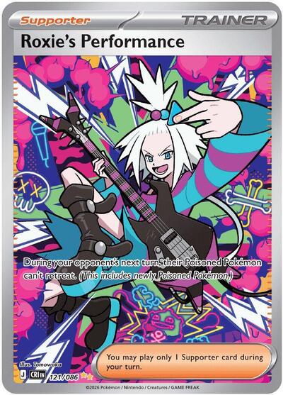 Roxies Performance 121 086 (CRI) #121/086 Special Illustration Rare (Holofoil Near Mint) ME04: Chaos Rising Pokemon: 2026