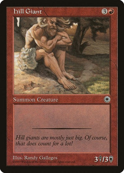 Hill Giant (POR) #133 Common Portal Magic: The Gathering: 1997