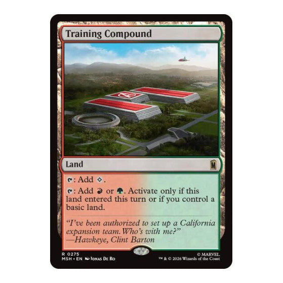 Training Compound (MSH) #275 Rare (Near Mint) Marvel Super Heroes Magic: The Gathering: 2026
