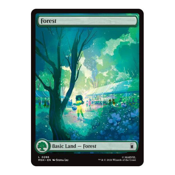 Forest (0286) (MSH) #286 Land Marvel Super Heroes Magic: The Gathering: 2026