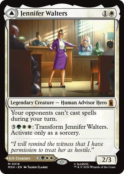 Jennifer Walters (MSH) #18 Mythic Rare (Foil Near Mint) Marvel Super Heroes Magic: The Gathering: 2026