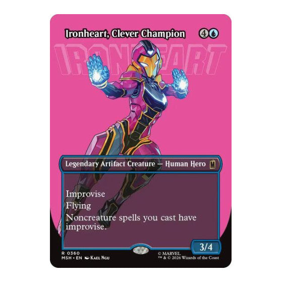Ironheart, Clever Champion (Borderless) (MSH) #360 Rare (Near Mint) Marvel Super Heroes Magic: The Gathering: 2026