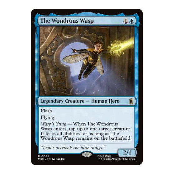 The Wondrous Wasp (MSH) #84 Rare (Near Mint) Marvel Super Heroes Magic: The Gathering: 2026