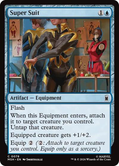 Super Suit (MSH) #78 Common (Foil Near Mint) Marvel Super Heroes Magic: The Gathering: 2026