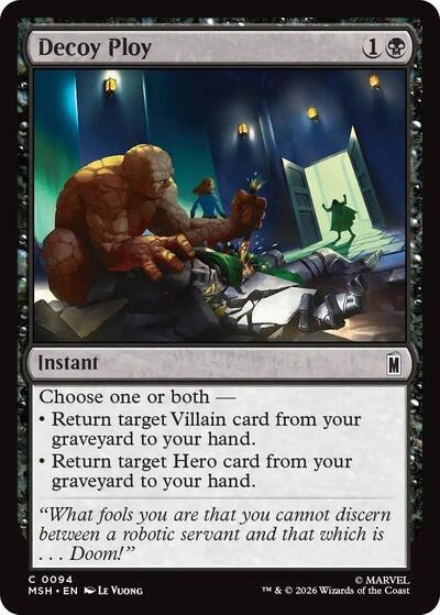Decoy Ploy (MSH) #94 Common (Lightly Played) Marvel Super Heroes Magic: The Gathering: 2026