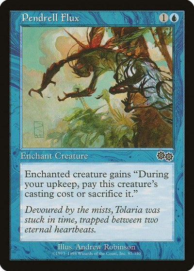 Pendrell Flux (USG) #87 Common (Lightly Played) Urza's Saga Magic: The Gathering: 1998