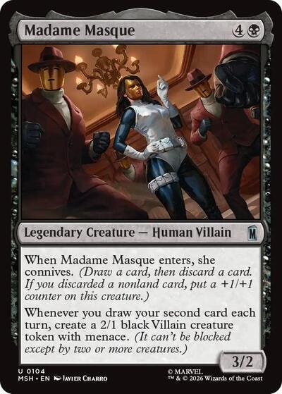 Madame Masque (MSH) #104 Uncommon (Lightly Played) Marvel Super Heroes Magic: The Gathering: 2026