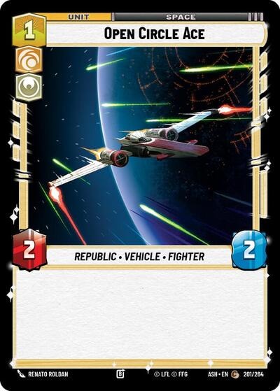 Open Circle Ace (ASH) #201/264 Common (Near Mint) Ashes of the Empire Star Wars: Unlimited: 2026
