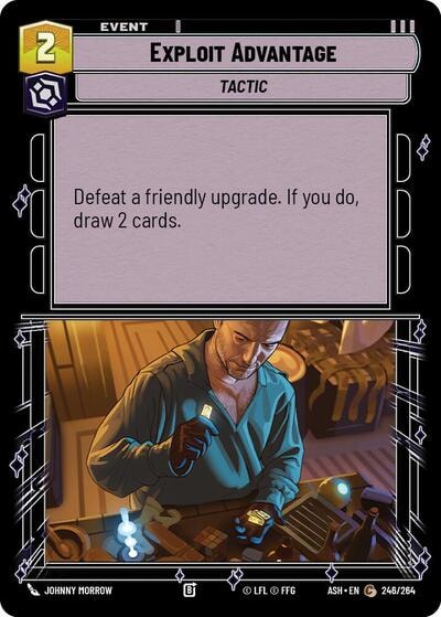 Exploit Advantage (ASH) #246/264 Common (Near Mint) Ashes of the Empire Star Wars: Unlimited: 2026