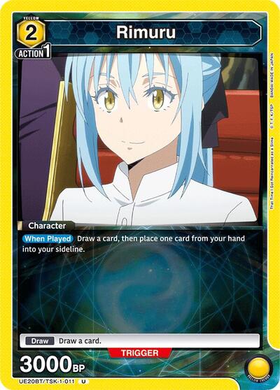 Rimuru (011) (UE20BT) #UE20BT/TSK-1-011 Uncommon (Near Mint) UE20BT: That Time I Got Reincarnated as a Slime Union Arena: 2026