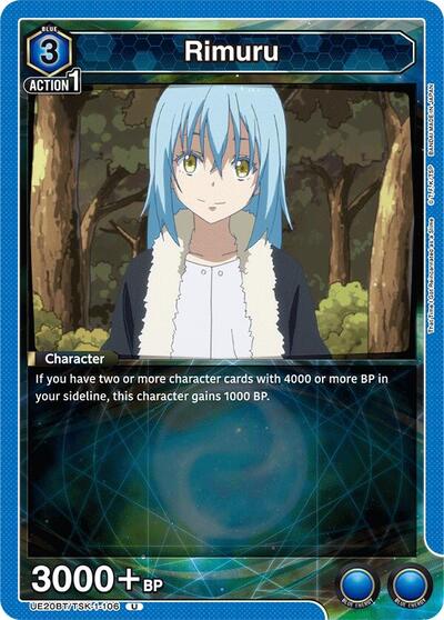 Rimuru (106) (UE20BT) #UE20BT/TSK-1-106 Uncommon (Near Mint) UE20BT: That Time I Got Reincarnated as a Slime Union Arena: 2026
