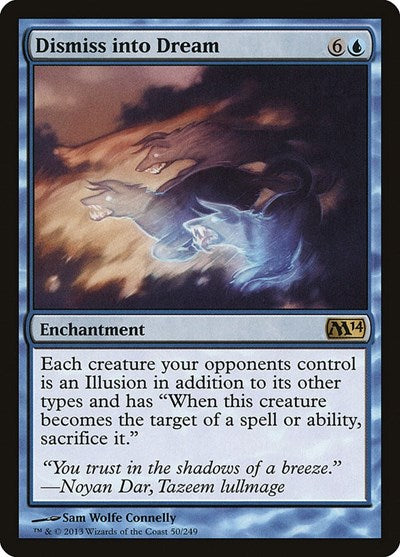Dismiss into Dream (M14) #50 Rare (Near Mint) Magic 2014 (M14) Magic: The Gathering: 2013