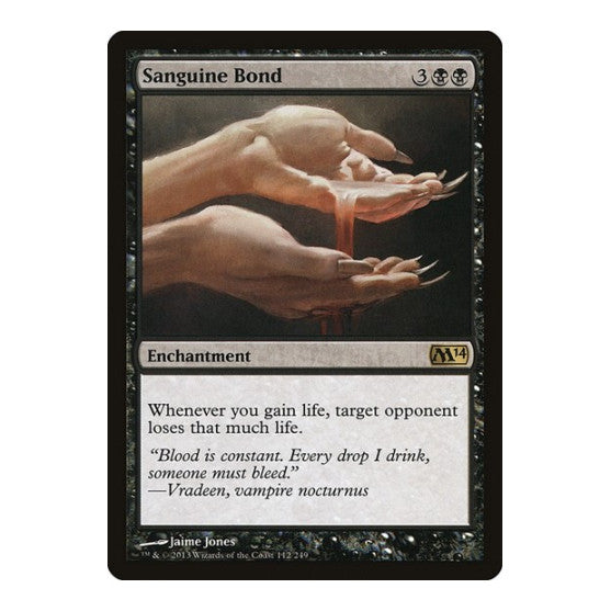 Sanguine Bond (M14) #112 Rare (Lightly Played) Magic 2014 (M14) Magic: The Gathering: 2013