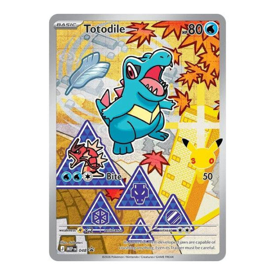 Totodile - 048 (MEP) #048 Promo (Holofoil Near Mint) ME: Mega Evolution Promo Pokemon: 2025