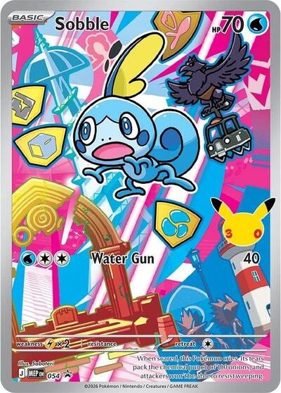 Sobble - 054 (MEP) #054 Promo (Holofoil Near Mint) ME: Mega Evolution Promo Pokemon: 2025