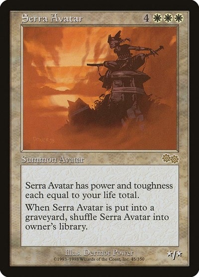 Serra Avatar (USG) #45 Rare Urza's Saga Magic: The Gathering: 1998