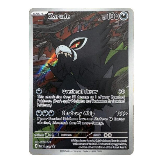 Zarude 088 (MEP) #088 Promo (Holofoil Near Mint) ME: Mega Evolution Promo Pokemon: 2025