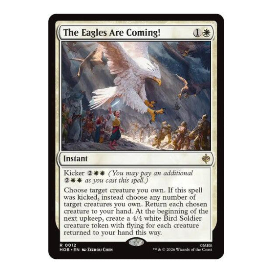 The Eagles Are Coming! (HOB) #12 Rare (Lightly Played) The Hobbit Magic: The Gathering: 2026
