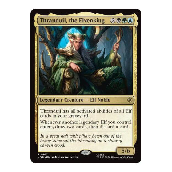 Thranduil, the Elvenking (HOB) #167 Rare (Lightly Played) The Hobbit Magic: The Gathering: 2026