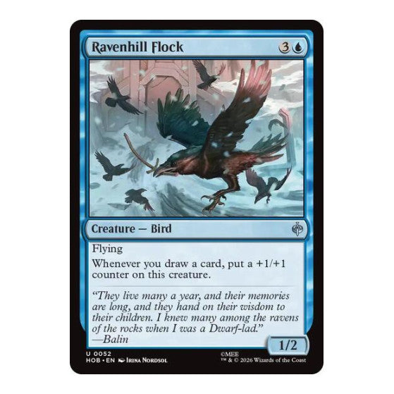 Ravenhill Flock (HOB) #52 Uncommon (Lightly Played) The Hobbit Magic: The Gathering: 2026