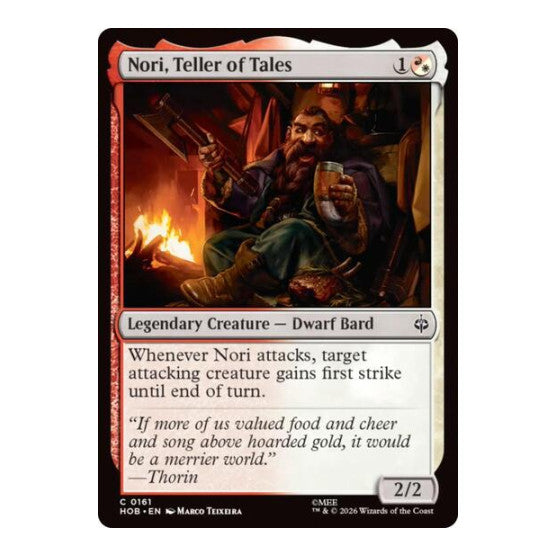 Nori, Teller of Tales (HOB) #161 Common (Lightly Played) The Hobbit Magic: The Gathering: 2026