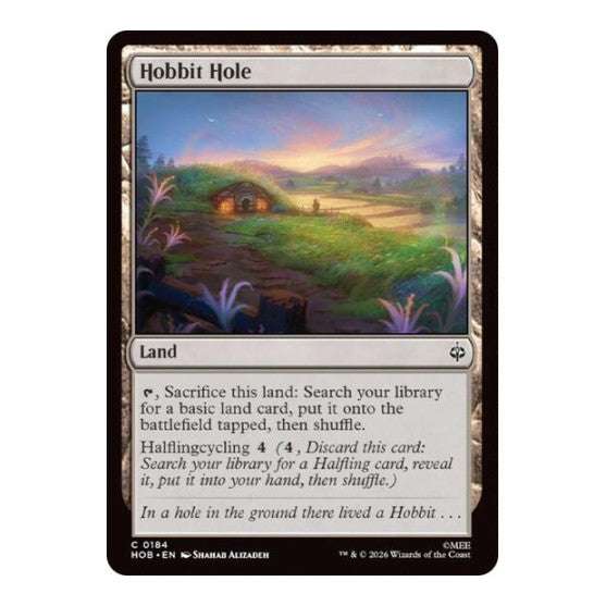 Hobbit Hole (HOB) #184 Common (Lightly Played) The Hobbit Magic: The Gathering: 2026