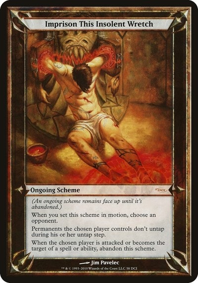 Imprison This Insolent Wretch (WPN & Gateway) (OVER) #58 Promo (Lightly Played) Oversize Cards Magic: The Gathering: 2026