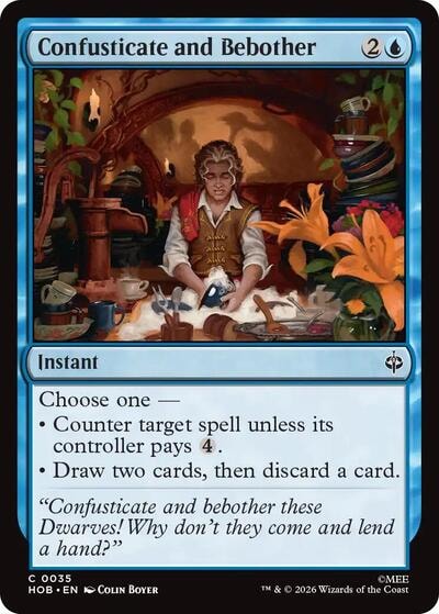 Confusticate and Bebother (HOB) #35 Common (Lightly Played) The Hobbit Magic: The Gathering: 2026