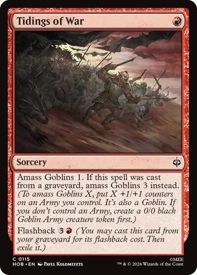 Tidings of War (HOB) #115 Common (Lightly Played) The Hobbit Magic: The Gathering: 2026