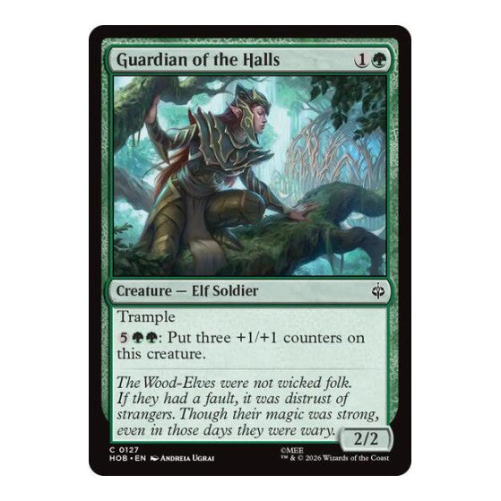 Guardian of the Halls (HOB) #127 Common The Hobbit Magic: The Gathering: 2026