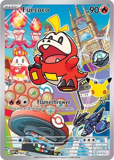 Fuecoco - 062 (MEP) #062 Promo (Holofoil Near Mint) ME: Mega Evolution Promo Pokemon: 2025