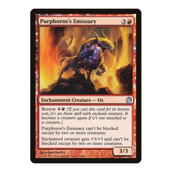Purphoross Emissary (THS) #136 Uncommon Theros Magic: The Gathering: 2013
