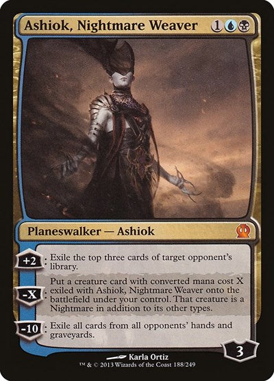 Ashiok Nightmare Weaver (THS) #188 Mythic Rare (Lightly Played) Theros Magic: The Gathering: 2013