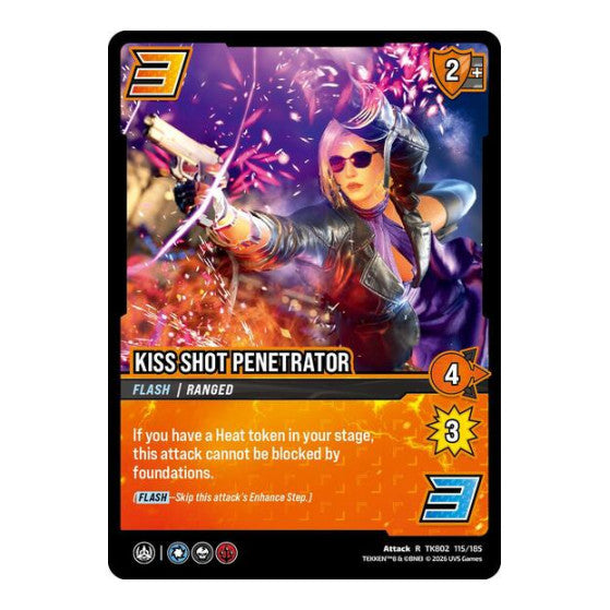 Kiss Shot Penetrator (TK8) #TK802 115/185 Rare (Foil Near Mint) TEKKEN 8 UniVersus: 2026
