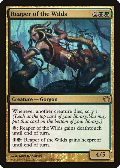 Reaper of the Wilds (THS) #201 Rare (Lightly Played) Theros Magic: The Gathering: 2013