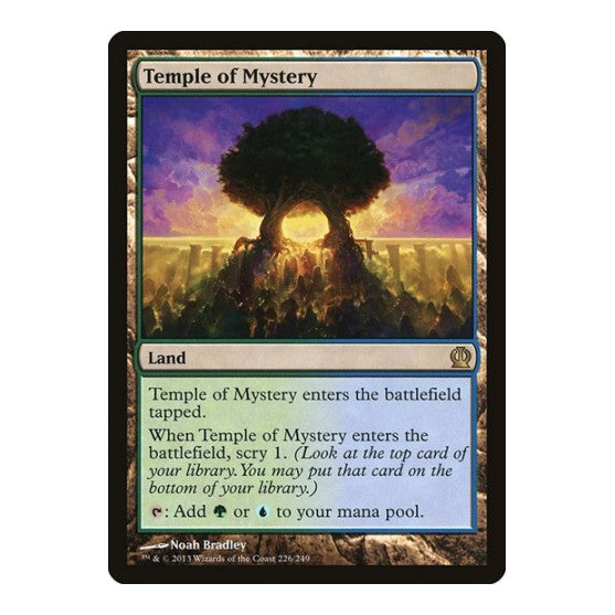 Temple of Mystery (THS) #226 Rare Theros Magic: The Gathering: 2013