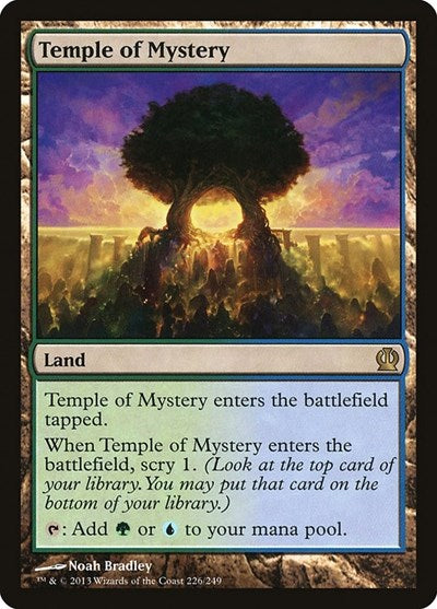 Temple of Mystery (THS) #226 Rare (Lightly Played) Theros Magic: The Gathering: 2013