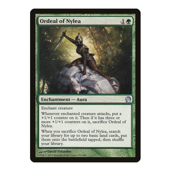 Ordeal of Nylea (THS) #170 Uncommon (Moderately Played) Theros Magic: The Gathering: 2013