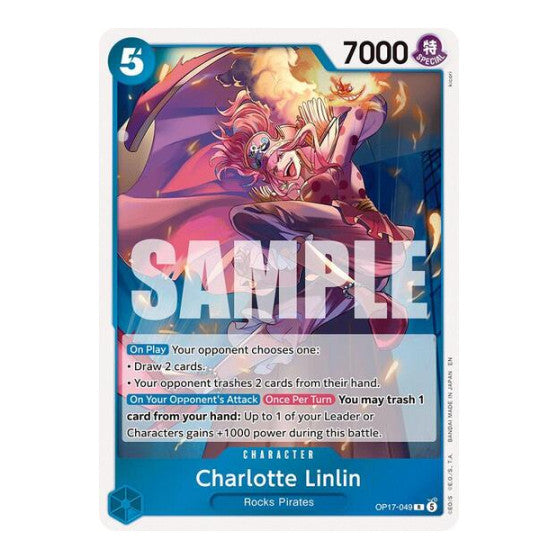 Charlotte Linlin (049) (OP17) #OP17-049 Rare (Foil Near Mint) The World's Strongest Warriors One Piece Card Game: 2026