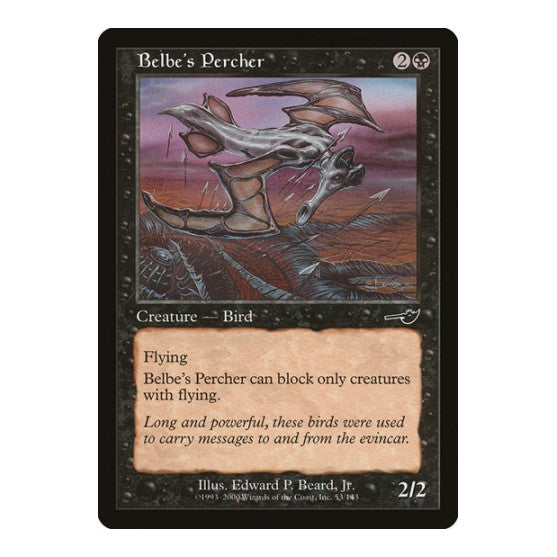 Belbes Percher (NMS) #53 Common (Lightly Played) Nemesis Magic: The Gathering: 2000