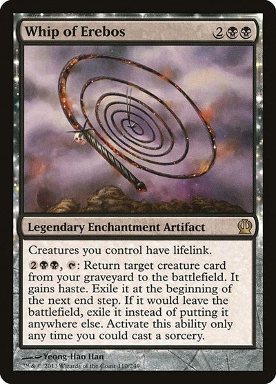 Whip of Erebos (THS) #110 Rare (Moderately Played) Theros Magic: The Gathering: 2013