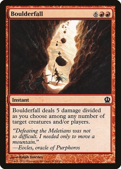 Boulderfall (THS) #115 Common Theros Magic: The Gathering: 2013