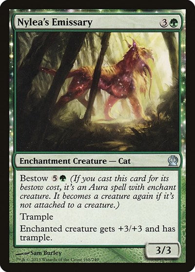 Nyleas Emissary (THS) #168 Uncommon (Lightly Played) Theros Magic: The Gathering: 2013