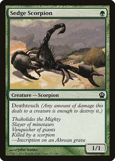 Sedge Scorpion (THS) #177 Common Theros Magic: The Gathering: 2013